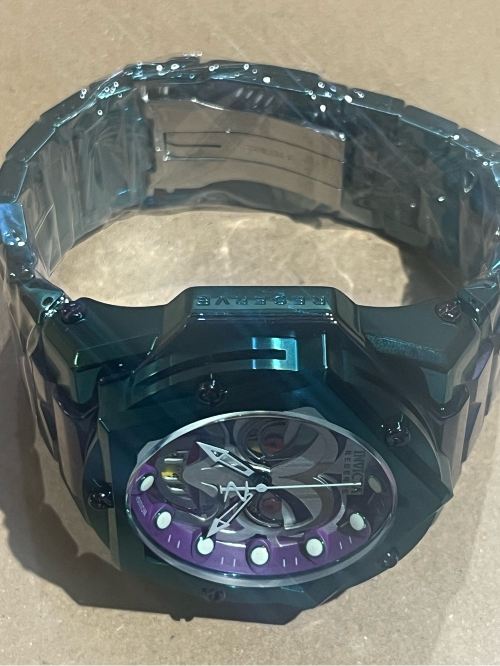 Invicta Reserve DC Comics Joker Limited Edition| 54mm |Swiss Ronda Z60 Movement - Picture 4 of 11